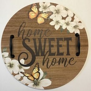 “Home Sweet Home” Serving Tray, can alway hang on your wall! Adorable!